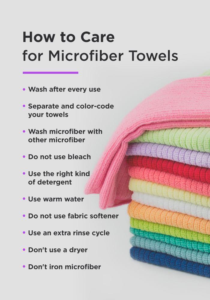 How to wash towels and microfiber cloth towels for perfectly fluffy results 
