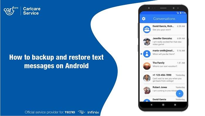 How to backup and restore text messages on Android