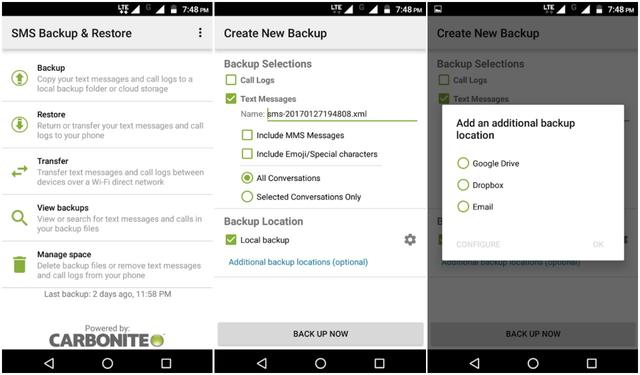 How to backup and restore text messages on Android 