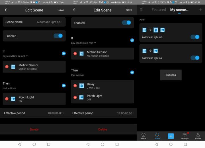 Setting up a motion activated light with Sonoff Zigbee sensor and T2 WiFi switch