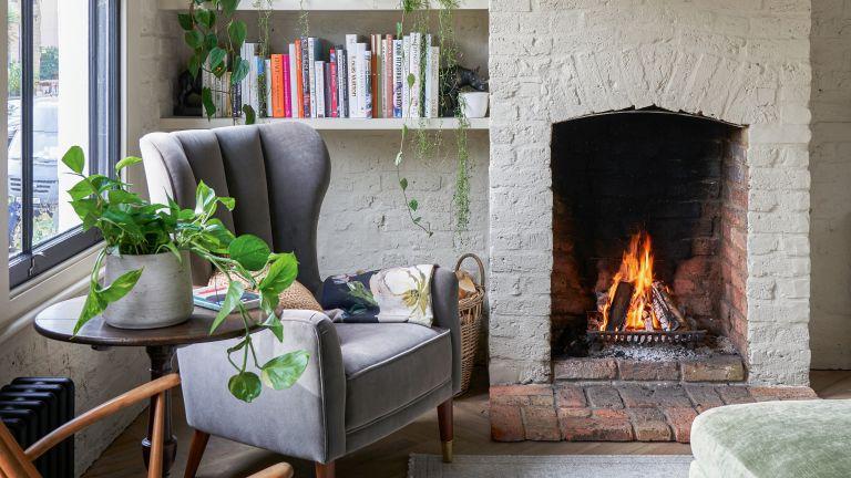 How to paint a fireplace – expert tips and tricks to update a dated hearth fast