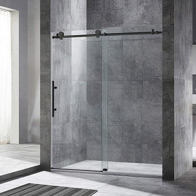 What is the difference between framed and frameless shower doors? 