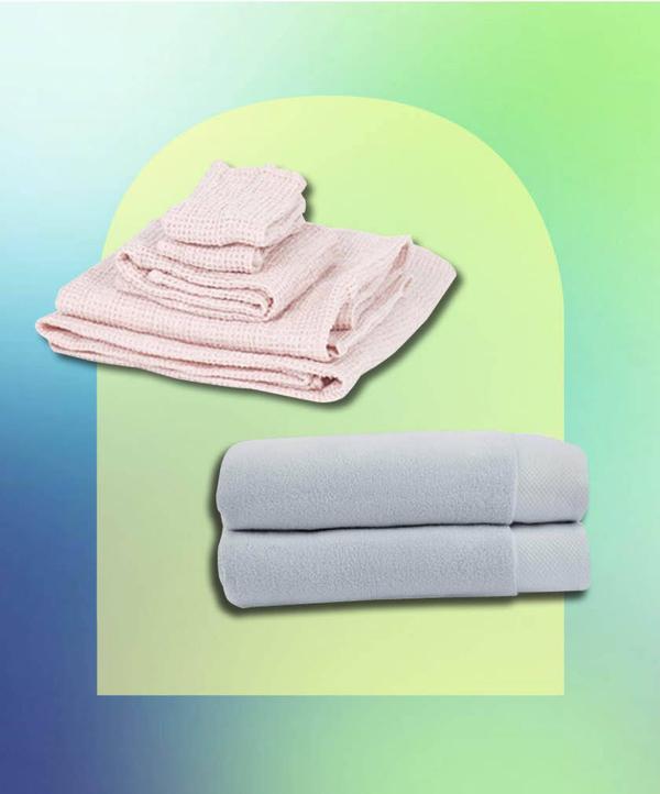 These Plush Bath Towels Dry My Thick, Curly Hair Twice as Fast 