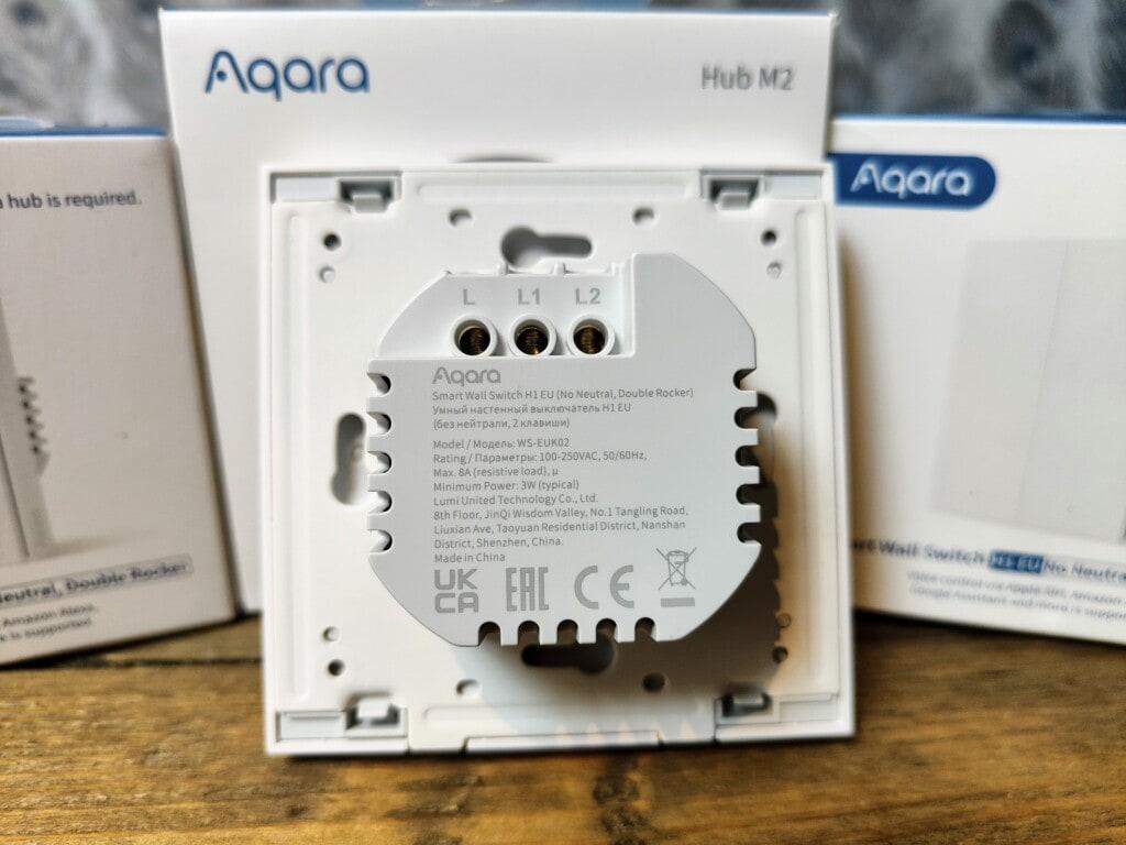Aqara Smart Wall Switch H1 EU Double Rocker Review – EU/UK smart light switch with no neutral wire 