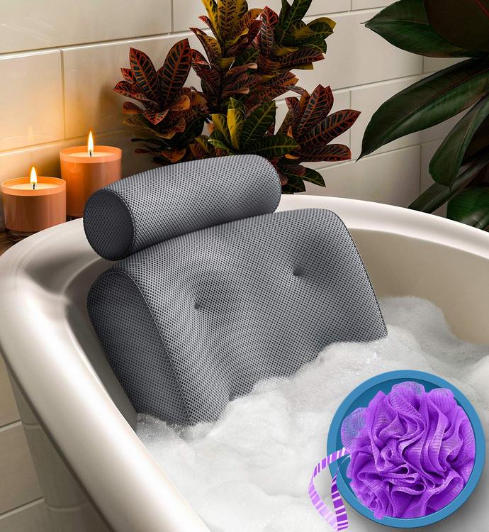 The 4 Best Bath Pillows For Straight-Back Tubs 