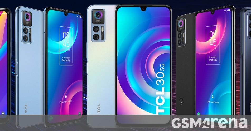 TCL 30, TCL 30 5G and TCL 30+ launched with up to Dimensity 700 and 50 MP cameras