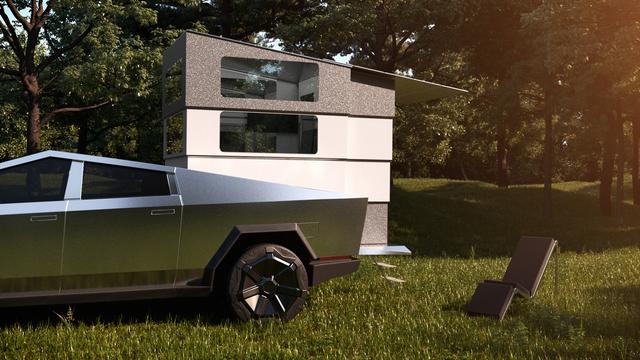 Tesla’s Elon Musk acknowledges ambitious Cybertruck camper concept 