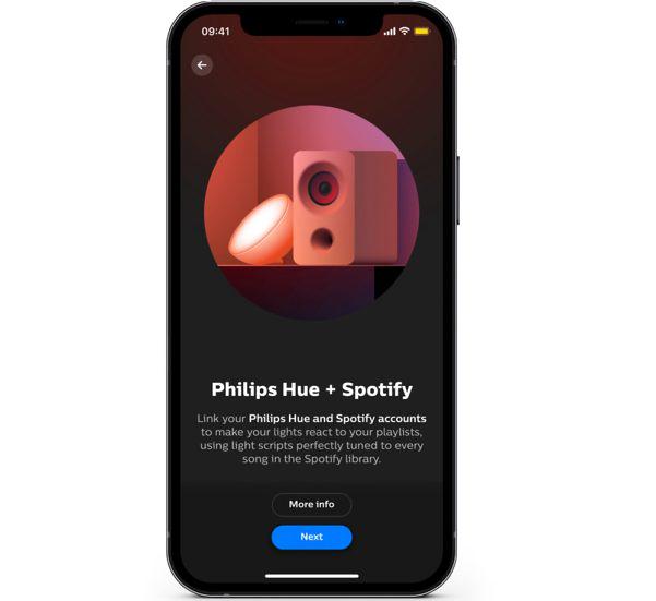Philips Hue smart lights can now react to your Spotify songs