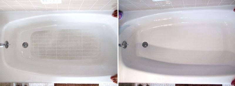 Clean a bathtub anti-slip bottom 