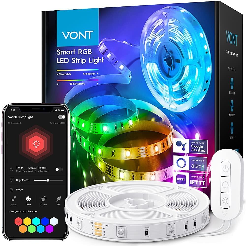 Illuminate your home and party with Vont’s Smart LED Strip Lights