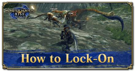 Monster Hunter Rise lock on - auto-aim, target and focus camera 