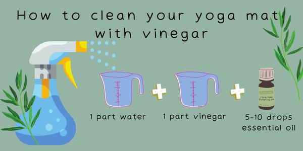 How to clean a yoga mat – sanitize yours naturally at home with vinegar and more 