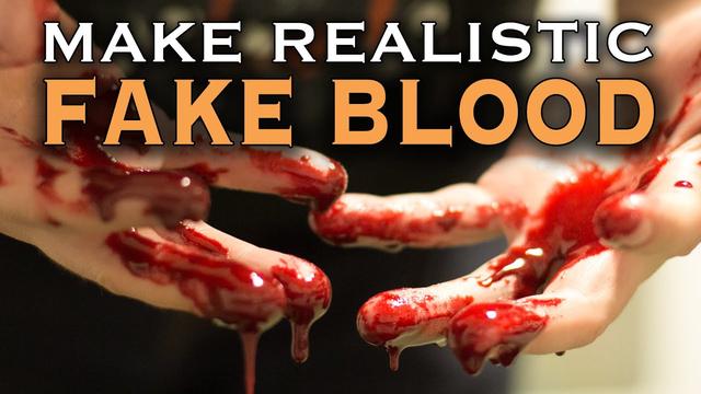 How to Make Fake Blood for Halloween 