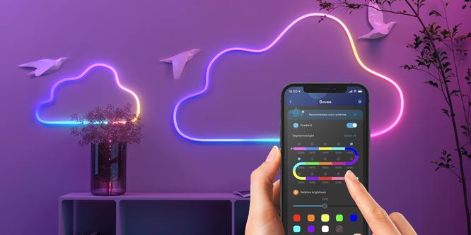 Govee’s unique smart customizable Neon LED Light Strip hits $63 (Save 22%), more