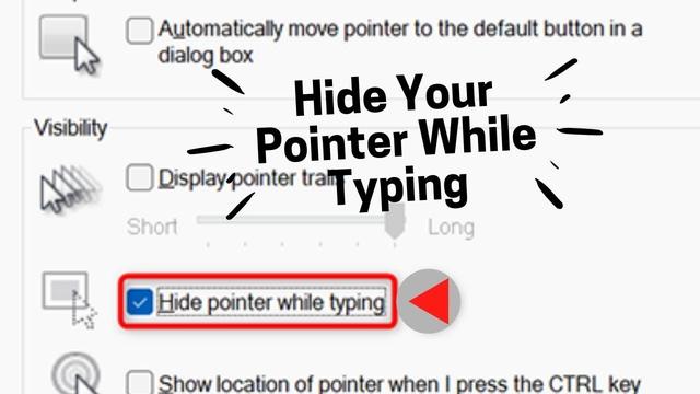 How to Hide Your Cursor While Typing in Windows 10 or 11
