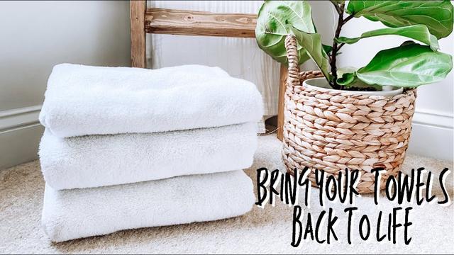 How to make towels soft again using three common products by ‘home hacks queen’