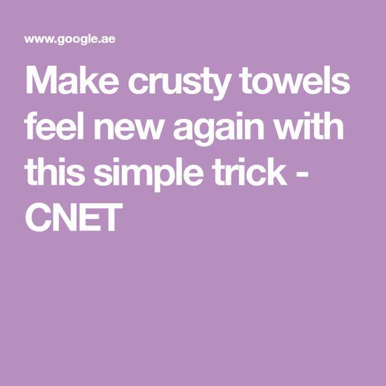 Make crusty towels feel new again with this simple trick 