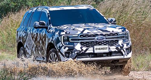 New Ford Everest nearing completion