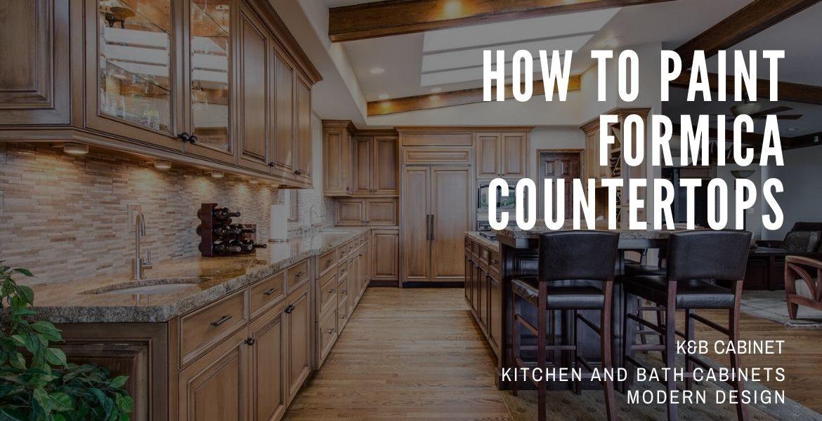 How To: Paint Formica Countertops and Cabinets 