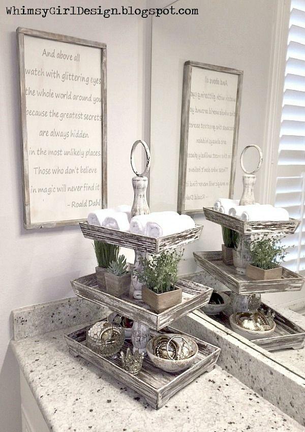 How to organize bathroom countertops for style and function 