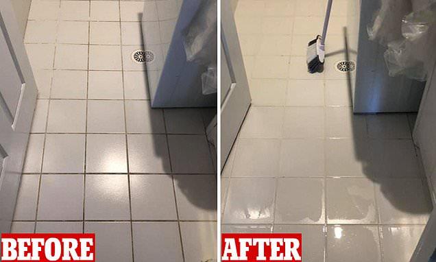 Bunnings product leaves tiles looking professionally cleaned