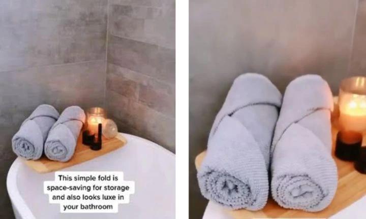 Fold Your Towels Just Like a Spa 