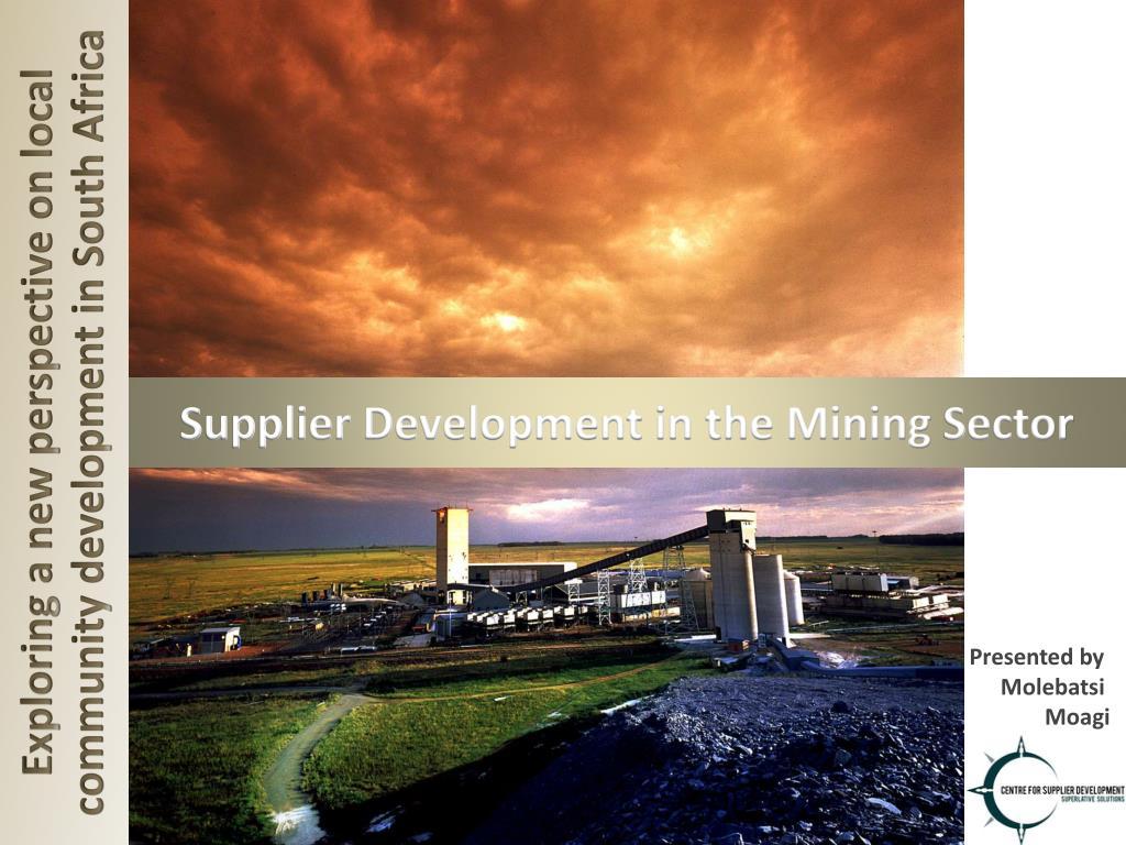 A new perspective on the mining industry