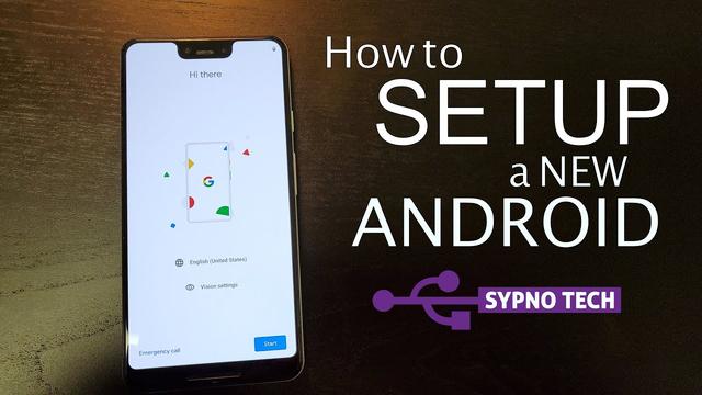 How to set up a new phone