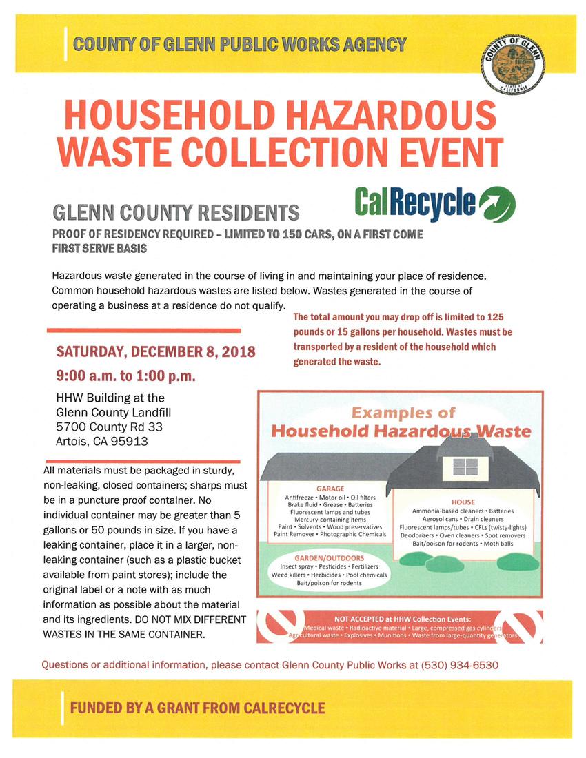 Registration opens soon for Household Hazardous Waste Collection Event | Centre Daily Times Recycling: What to know about this spring’s Household Hazardous Waste Collection Event 