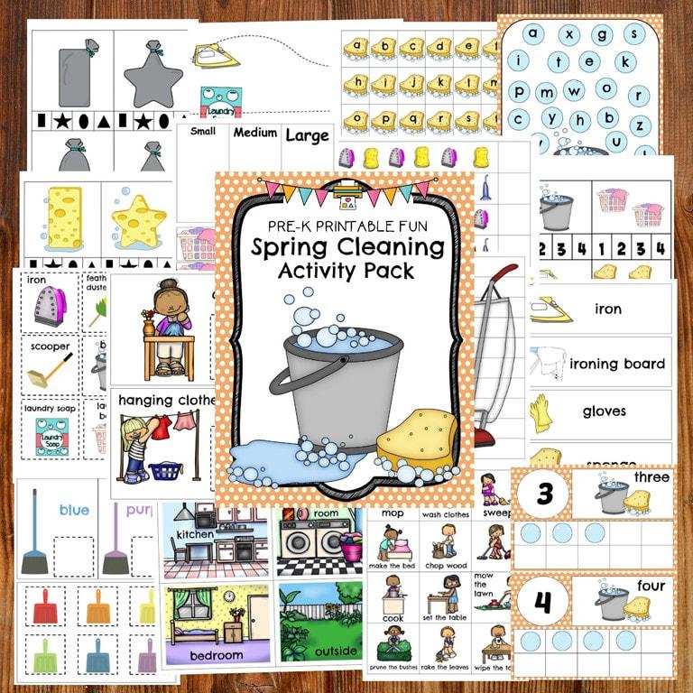 How to Make Spring-Cleaning into a Math Game for Preschoolers