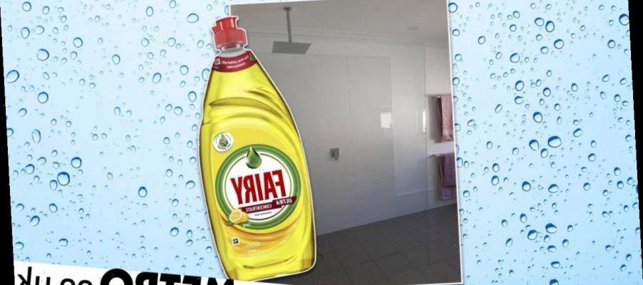 Mum makes shower screen sparkle with simple Fairy Liquid hack