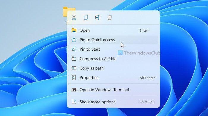 How to add or remove Default Apps from Desktop context menu in Windows 11/10