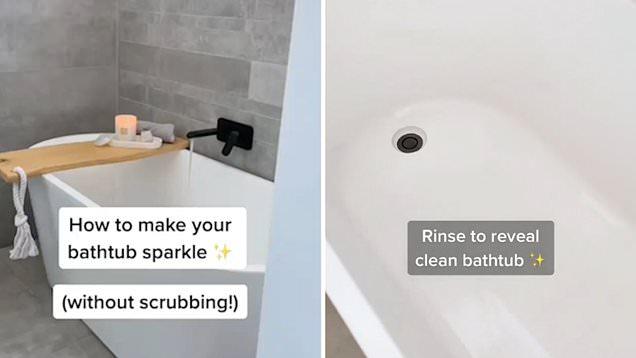 Aussie mum shares simple method for deep cleaning your bathtub