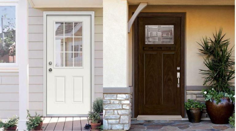 Fiberglass vs. steel doors – which is better for an entry or patio