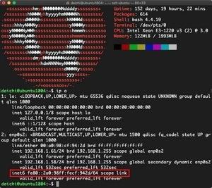 UbuntuでIPアドレスを確認する方法 