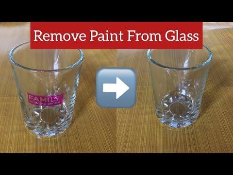 How To: Remove Paint from Glass