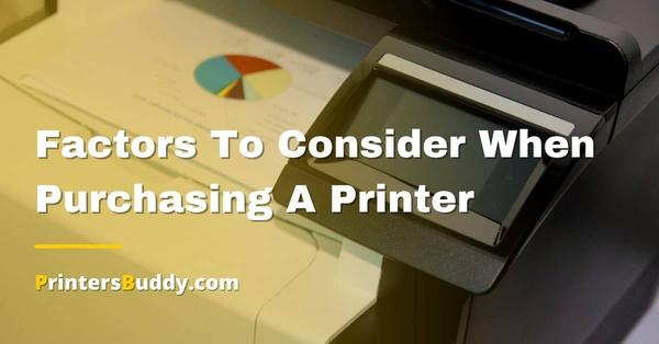 How Important Is Cost Per Page When Buying a Printer? 