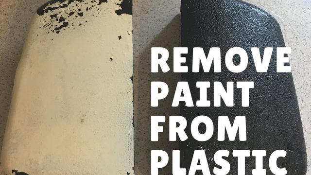 How To: Remove Paint from Plastic 