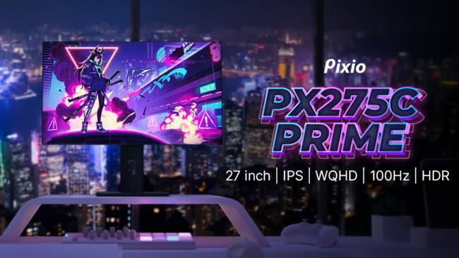 From pixio, 27 inches, 100Hz, WQHD, high -performance gaming monitor "PX275C Prime" using IPS panels!Corporate release that can be used for a wide range of applications by USB Type-C connection | Daily Kogyo Newspaper Electronic Version