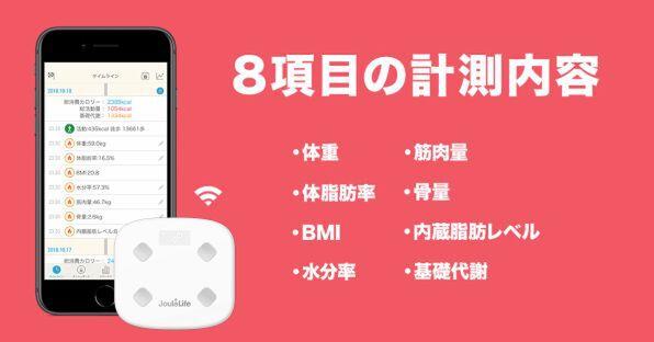 ASCIIスタートアップ 食事記録不要のダイエットアプリ「JouleLife」オリジナル体組成計発売 