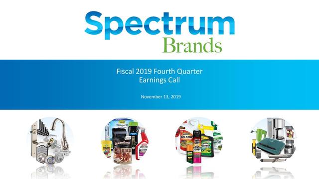 Spectrum Brands Holdings Inc (SPB) Q4 2020 Earnings Call Transcript