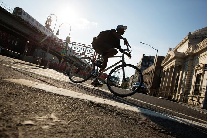 Super-tall and super-friendly to cyclists 