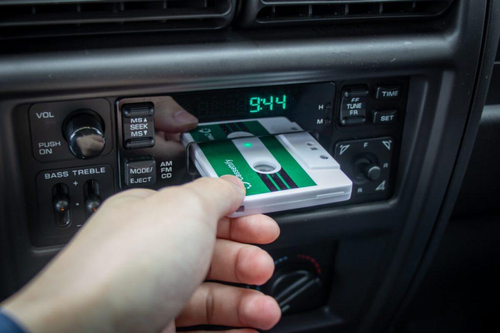 Streaming playback is possible with a cassette deck!Get the latest prototype of "Cassettify"