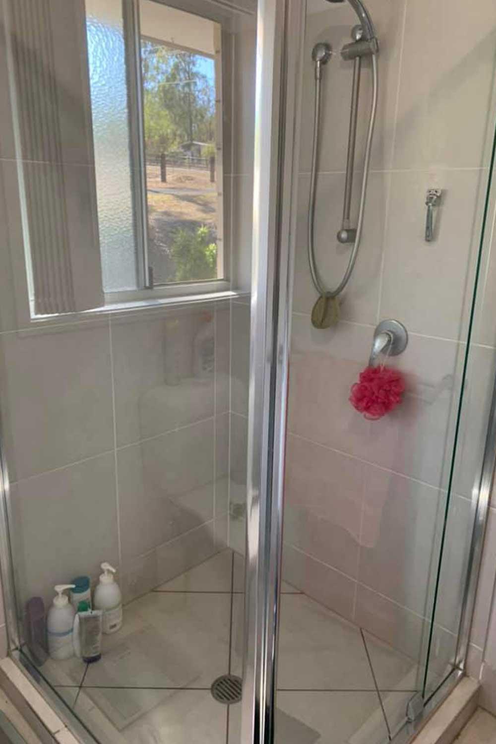 Mum’s surprising hack for a sparkling clean glass shower screen