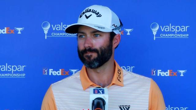 Red-hot Hadwin staying patient at Valspar