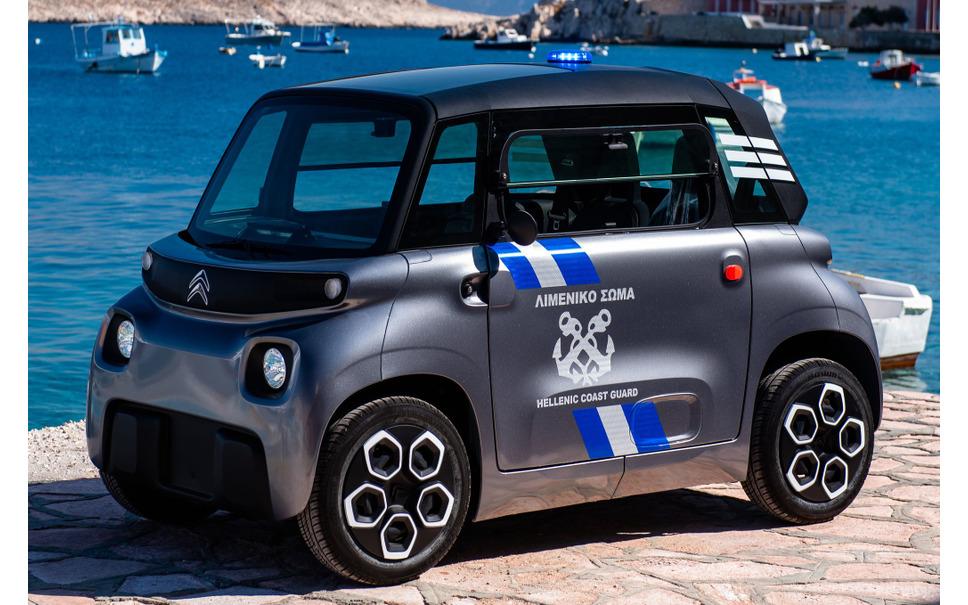 Move all vehicles on the island , Citroën EV introduced as official vehicle...Greece 
