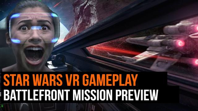 Yes. Playing as an X-Wing pilot in VR is as amazing as you want it to be