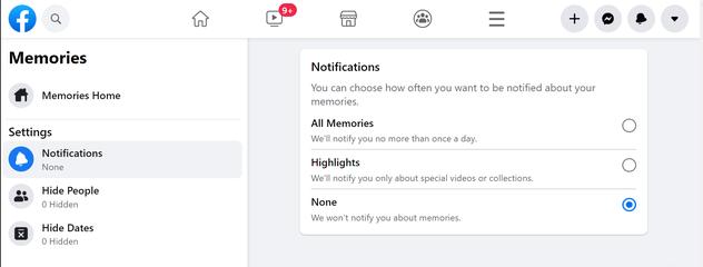 How to Turn Off Facebook Memories