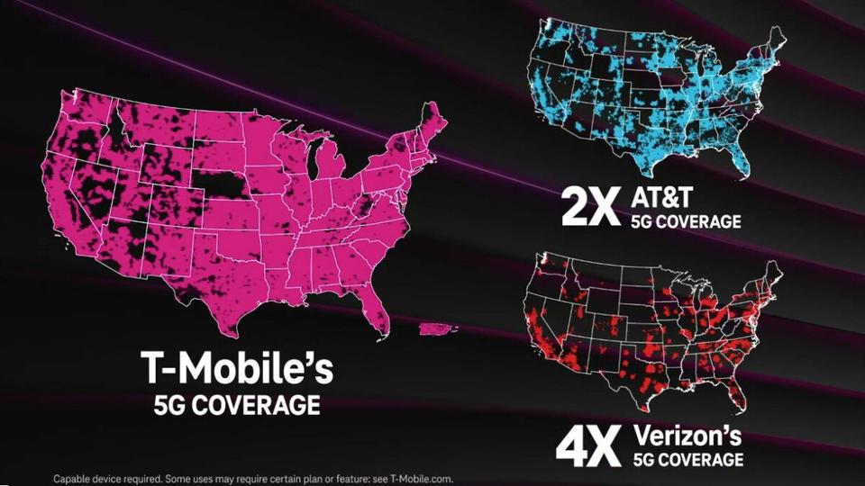 AT&T 5G Plus expansion plan highlights how much its mid-band coverage trails T-Mobile