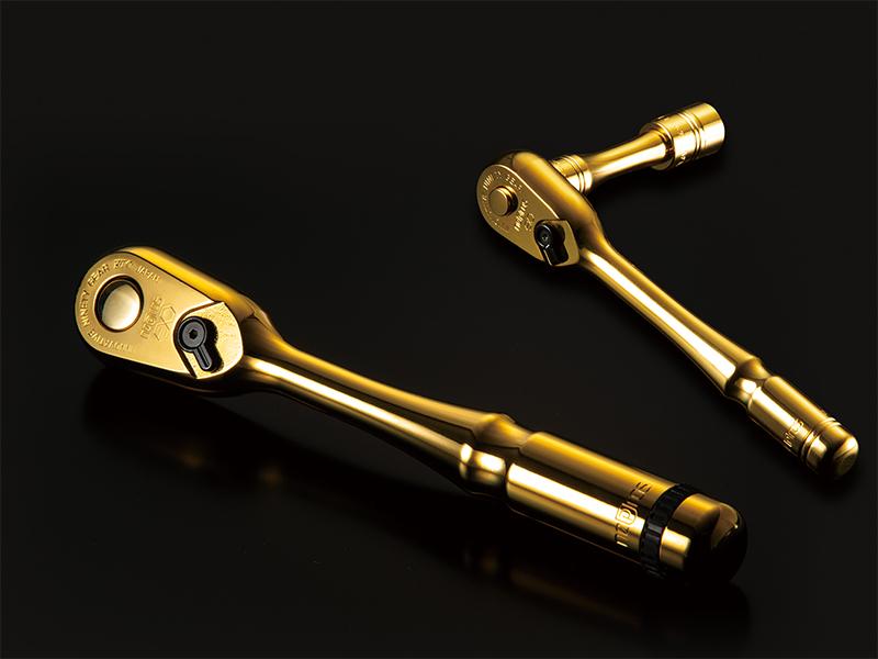 The supreme hand tool with the golden shine!KTC released NEPROS "IP Gold Series" in limited quantities